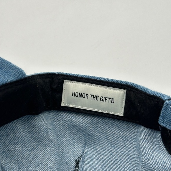 Honor The Gift Denim Printed Baseball Cap - Picture 7 of 8